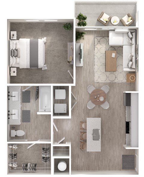 A2 Floor Plan at Estraya Boerne, Boerne